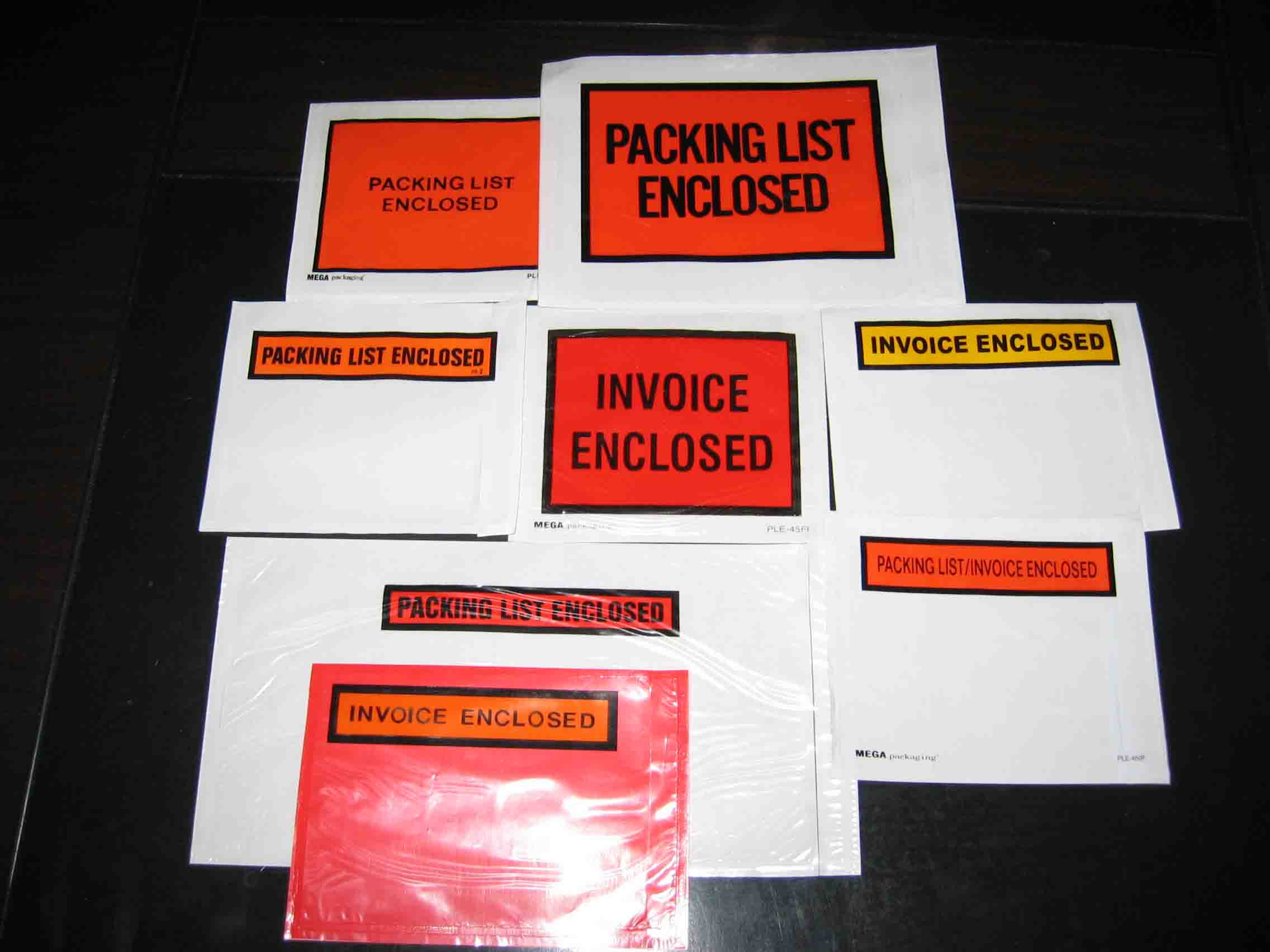 Packing List Envelopes Precocity Packaging Supplier